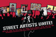 poster for Hank O'Neal (aka: X-CIA) "Street Artists Unite"