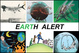 poster for "Earth Alert - INX Artists and the Environment" Exhibition