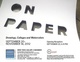 poster for "On Paper" Exhibition