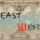 poster for "East & West" Exhibition