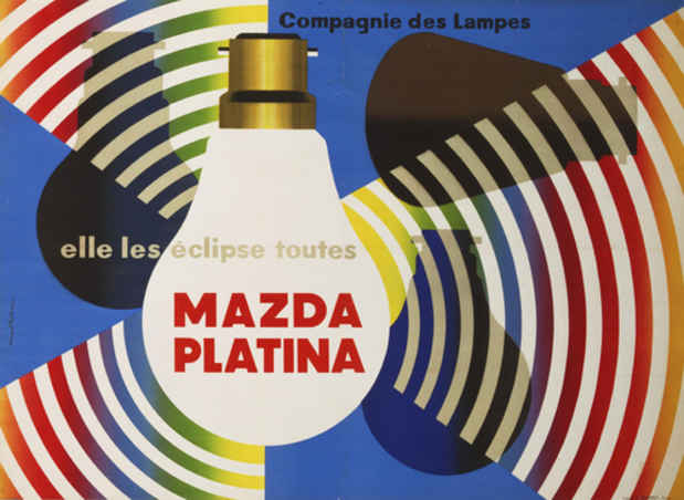 poster for "Electric Currents, 1900–1940" Exhibition
