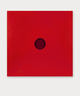 poster for Donald Judd "Cadmium Red"