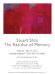 poster for Stuart Shils “The Residue of Memory” 