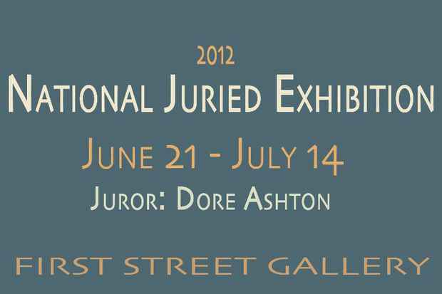 poster for "2012 National Juried Exhibition"