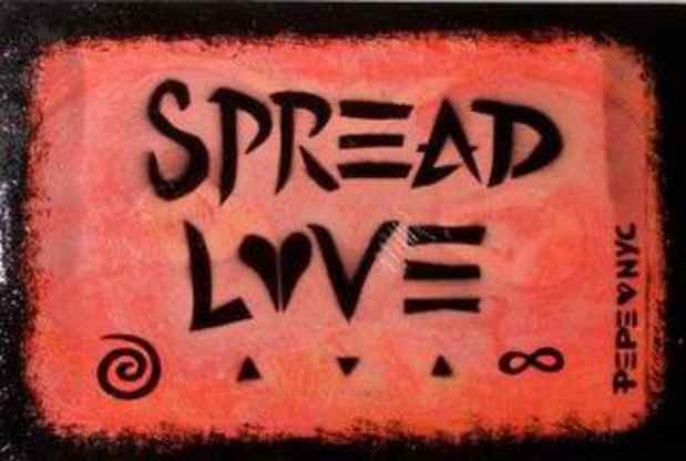 poster for Eva Starr & Pepe Estereo "Spread Love"