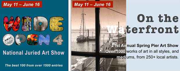 poster for “Wide Open 4” and “On the Waterfront Zone A” Exhibition