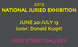 poster for “2013 National Juried” Exhibition