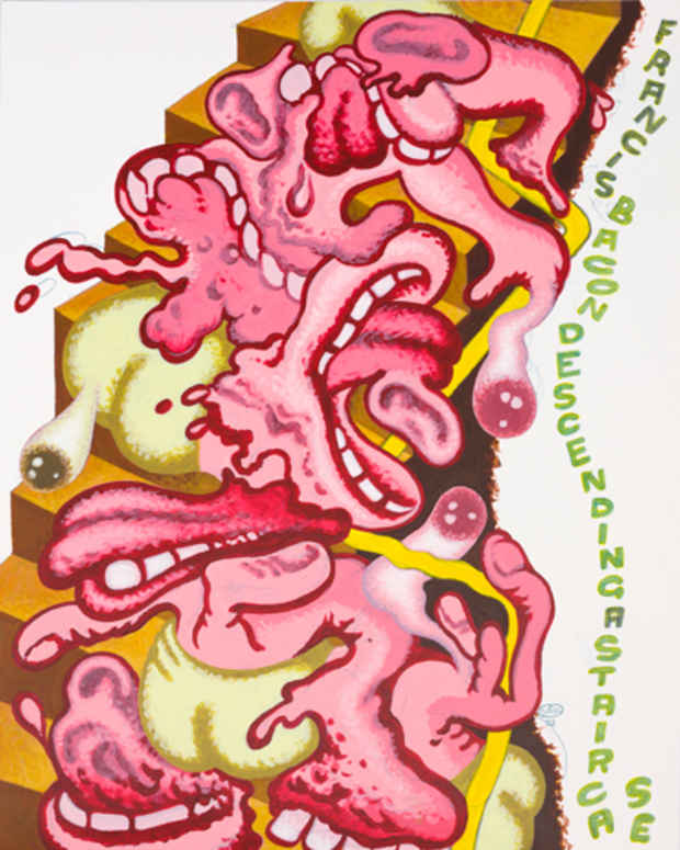 poster for Peter Saul,  Jim Shaw Exhibition