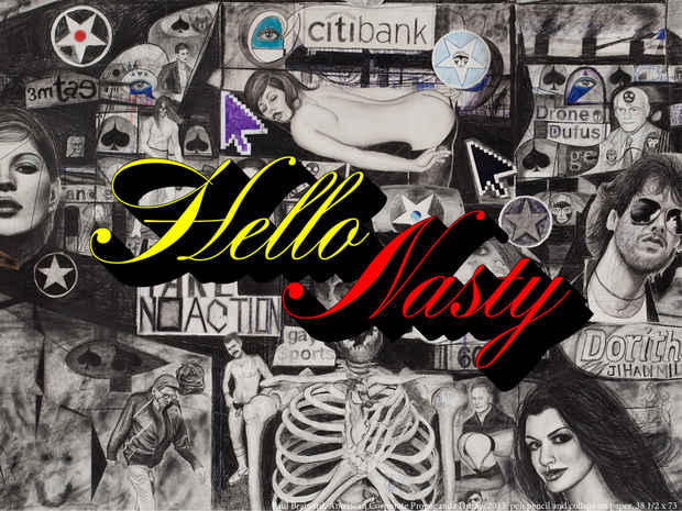 poster for “Hello Nasty” Exhibition