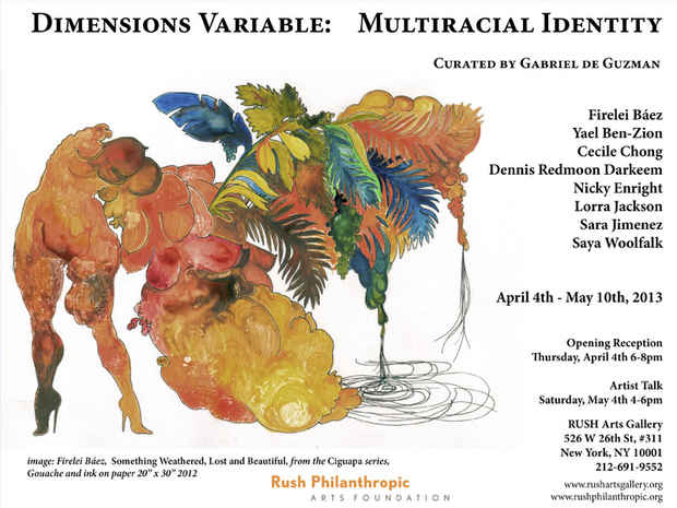 poster for "Dimensions Variable: Multiracial Identity" Exhibition
