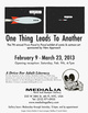 poster for "From Panel to Panel VII: One Thing Leads to Another" Exhibition