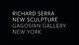 poster for Richard Serra “New Sculpture”