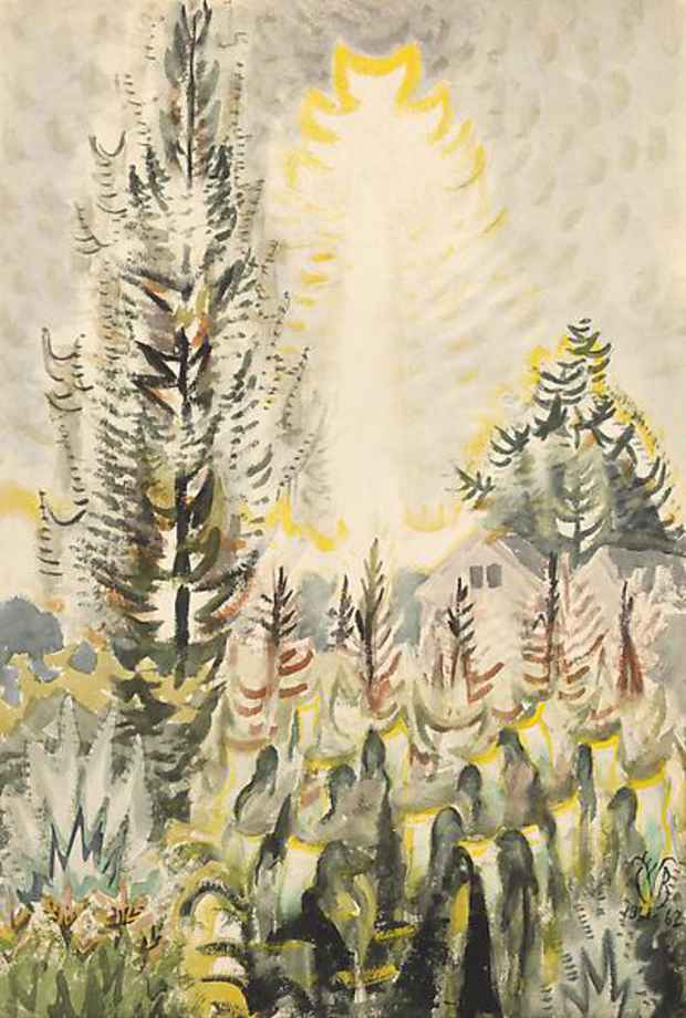 poster for Charles Burchfield “American Landscapes”