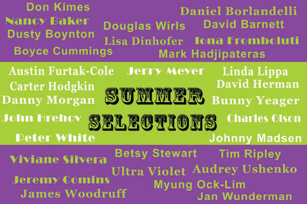 poster for “Summer Selections” Exhibition