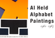 poster for Al Held "Alphabet Paintings"