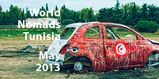 poster for “World Nomads Tunisia: The After Revolution” Exhibition