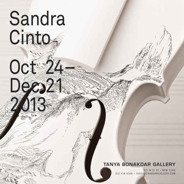 poster for Sandra Cinto Exhibition