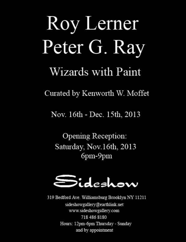 poster for “Wizards with Paint” Exhibition
