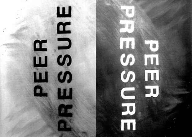 poster for “Peer Pressure” Exhibition