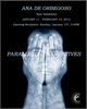 poster for Ana De Orbegoso "Paralleling Narratives"