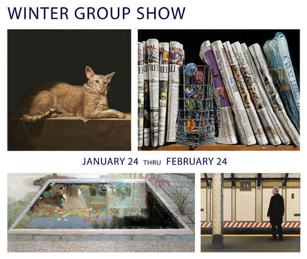 poster for "Winter Group Show" Exhibition