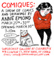 poster for Anne Emond "Comiques"