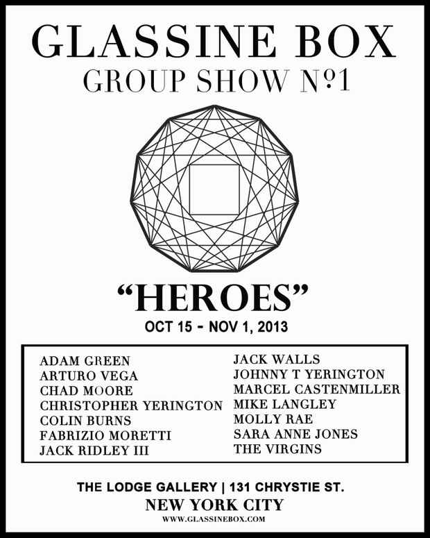 poster for “HEROES” Exhibition