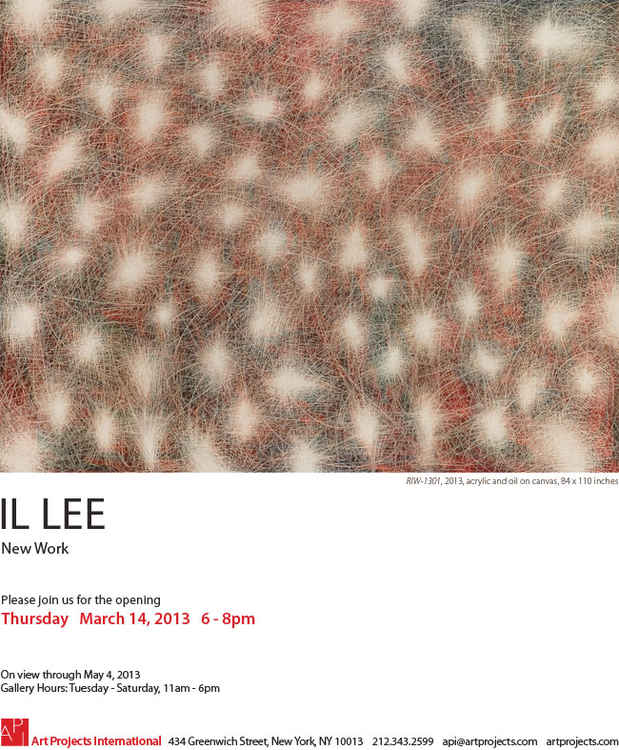 poster for Il Lee “New Work”