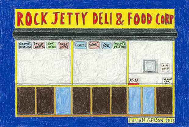 poster for Lillian Gerson “Rocky Jetty Deli & Food Corp”