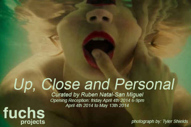 poster for “Up, Close & Personal” Exhibition