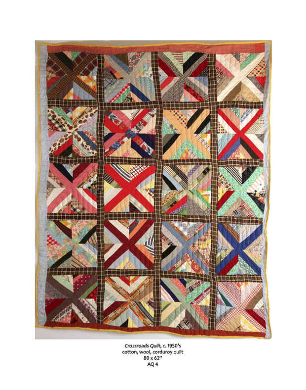 poster for “Crazy, Snake, Mojo & More: African-American Quilts” Exhibition