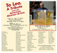 poster for “To Leo, A Tribute From The American Abstract Artists” Exhibition