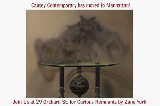 poster for Zane York “Curious Remnants” 