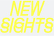 poster for “New Sights New Noise” Exhibition