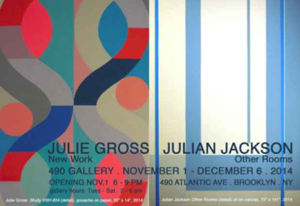 poster for Julie Gross and Julian Jackson Exhibition