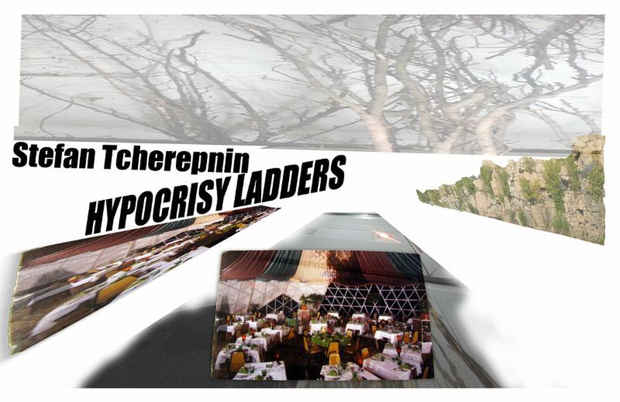 poster for Stefan Tcherepnin “Hypocrisy Ladders”