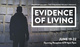 poster for “Evidence of Living” Interactive Exhibition