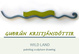 poster for Gudrun Kristjansdottir “Wild Land”