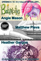 poster for Angie Mason, Matthew Pleva and Heather Gargon Exhibition