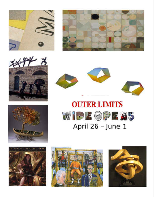poster for “Wide Open 5” and “Outer Limits” Exhibition 