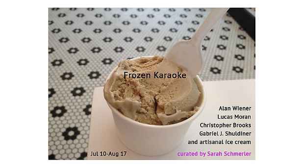 poster for “Frozen Karaoke” Exhibition