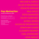poster for “Pop Abstraction” Exhibition