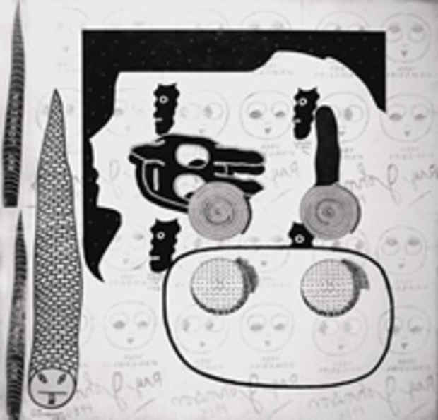 poster for Ray Johnson “Collages of Art, Poetry, Music, and Film”