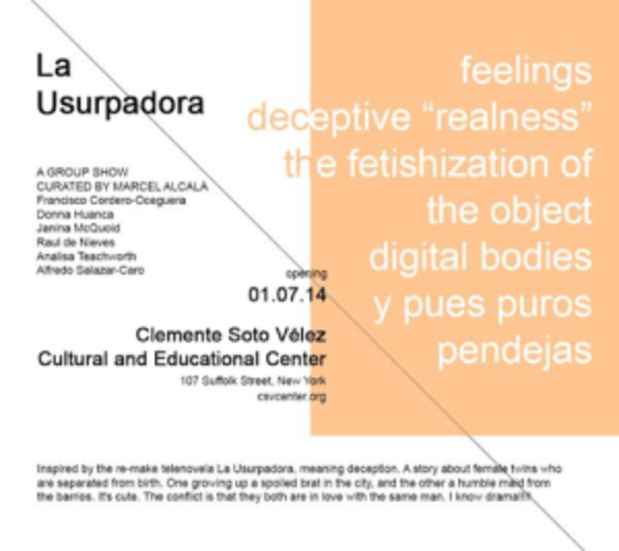 poster for “La Usurpadora” Group Show