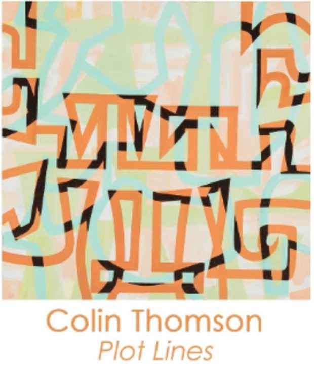 poster for Colin Thomson “Plot Lines”