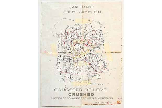 poster for Jan Frank “Gangster of Love / Crushed”
