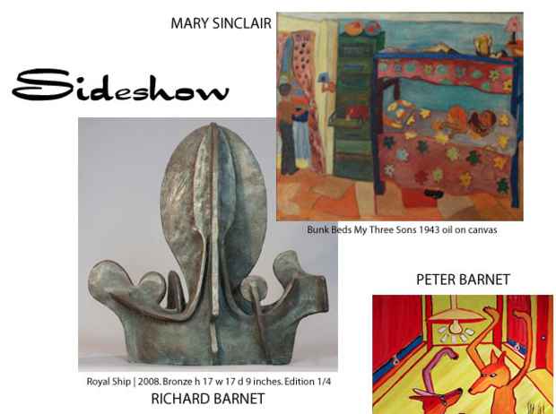 poster for Mary Sinclair and Peter & Richard Barnet Exhibition