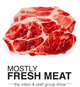 poster for “Mostly Fresh Meat” Exhibition
