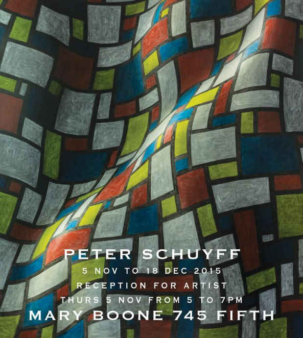 poster for Peter Schuyff Exhibition