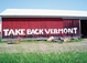 poster for Peter Gallo, Ellen Lesperance, and Aaron Spangler “Take Back Vermont”